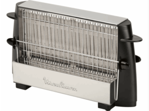 Opiniones en julio de 2026 Moulinex A15453 Capacidad para 2 tostadas Estructura de acero inoxidable Diseño