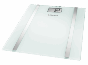 Opiniones en julio de 2026 Ecomed BS-70E Mide peso grasa agua y masa muscular Blanco
