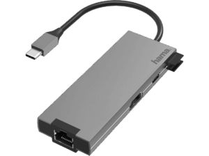 Hama 00200109 5 puertos De conector USB-C a enchufe 2x USB-A/USB-C/HDMI/LAN/Ethernet Negro. Opiniones ¿Vale la pena en julio de 2026?.