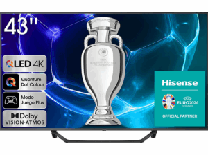 Hisense 43A7KQ UHD 4K Quantum Dot Colour Dolby Vision&Atmos Modo Juego Plus Negro. Opiniones ¿Vale la pena en julio de 2026?.