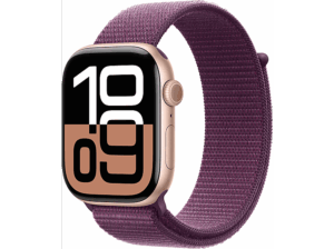 Apple Watch Series 10 (2024) GPS + Cellular 46 mm Gesto de doble toque Caja de aluminio Oro rosa Correa Loop deportiva Ciruela. Opiniones ¿Vale la pena en julio de 2026?.