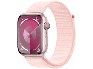 Apple Watch Series 9 (2023) GPS+CELL 45 mm Gesto de doble toque Caja de aluminio rosa Correa Sport Loop rosa. Opiniones ¿Vale la pena en julio de 2026?.