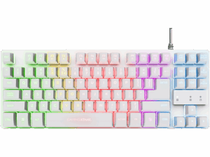 Trust GXT 833W Thado USB-A Retroiluminación Tamaño TKL Blanco. Opiniones ¿Vale la pena en julio de 2026?.