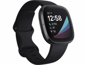 Fitbit Sense Negro Avanzado de Salud Métricas de Salud exclusivas + 6 días batería