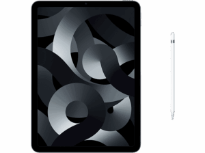 APPLE iPad Air (2022) 64 GB Gris Espacial WiFi 10.9 Chip M1 + Apple Pencil (1.ª generación)
