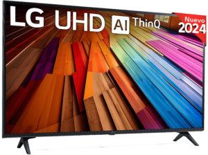 LG 43UT80006LA UHD 4K Procesador Inteligente 4K α5 Gen7 Smart TV DVB-T2 (H.265) Negro. Opiniones ¿Vale la pena en julio de 2026?.