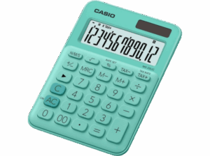 Casio MS-20 UC-GN Pantalla extra grande Cálculo de tasas Verde Opiniones en julio de 2026 Casio MS-20 UC-GN Pantalla extra grande Cálculo de tasas Verde