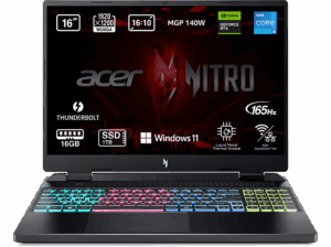 Acer Nitro 16 AN16-51-59PV 16″ WUXGA Intel® Core™ i5-13500H 16GB RAM 1TB SSD GeForce RTX™ 4050 Windows 11 Home. Opiniones ¿Vale la pena en julio de 2026?.