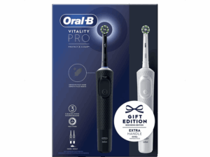 Oral-B Vitality Pro 3 modos de cepillado 2 mangos Negro y blanco Diseñado Por Braun. Opiniones ¿Vale la pena en julio de 2026?.
