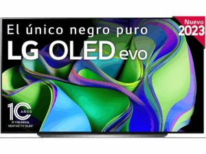 LG OLED83C34LA OLED 4K Inteligente α9  4K Gen6 Smart TV DVB-T2 (H.265) Negro