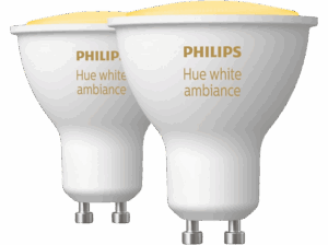 Philips Hue GU10 Luz Blanca de Cálida a Fría 3W Control de voz 2 unidades Blanco. Opiniones ¿Vale la pena en julio de 2026?.