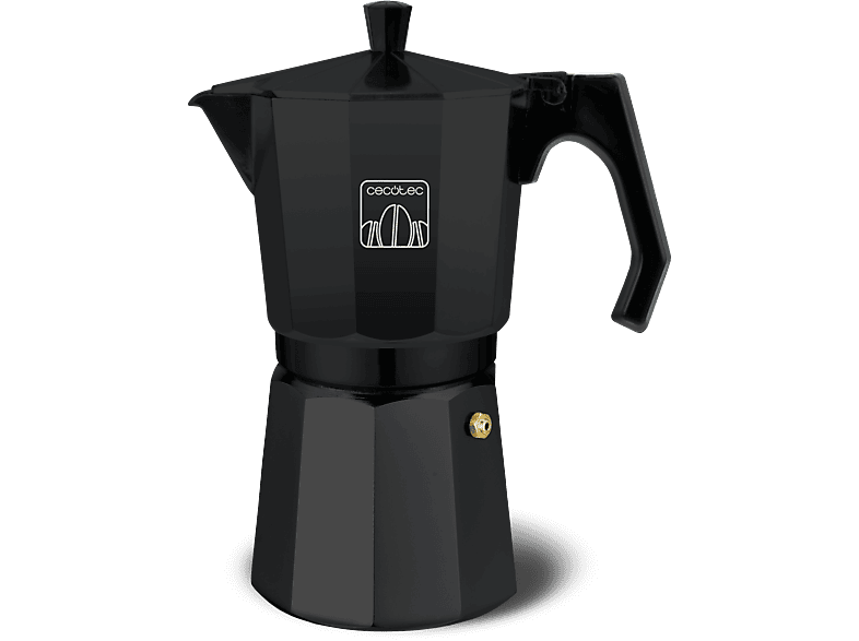 Cecotec Mokclassic 600 Black 6 tazas 300 ml Aluminio fundido Black