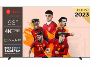 TCL 98P745 UHD 4K 144Hz VRR Dolby Vision IQ HDR 10+ Negro. Opiniones ¿Vale la pena en julio de 2026?.