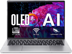 Acer Swift Go 14 SFG14-72 14″ OLED 2.8K SlimBezel Intel® Evo™ Edition Core™ Ultra 7-155H 16GB RAM 512GB SSD Arc® GPU Windows 11 Home. Opiniones ¿Vale la pena en julio de 2026?.