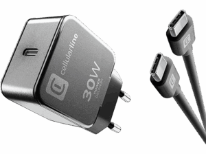 CellularLine ACHGOOKITC2CPD30WK Kit cargador y cable Para Motorola y Google USB-C 30W Negro. Opiniones ¿Vale la pena en julio de 2026?.