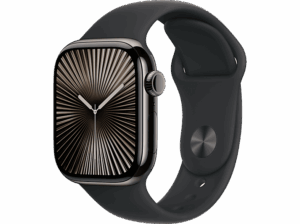 Apple Watch Series 10 (2024) GPS + Cellular 42 mm Gesto de doble toque Caja de titanio Pizzarra Correa deportiva Negra Talla S/M. Opiniones ¿Vale la pena en julio de 2026?.