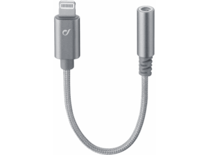 Cellular Line Music Enabler Conector Lightning a jack 3.5 mm Plata
