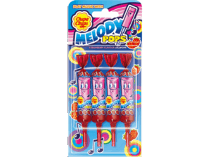 Chupa Chups Melody Pops Duros con palo Fresa 4 unidades 60g