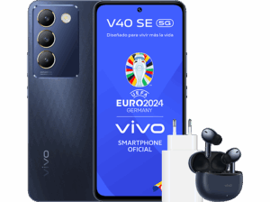 vivo V40 SE Crystal Black 256GB 8GB RAM 6.67″ AMOLED Snapdragon® 4 Gen 2 5000 mAh Android. Opiniones ¿Vale la pena en julio de 2026?.