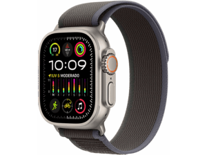 Apple Watch Ultra 2 (2023) GPS + Cellular 49 mm Caja de titanio Gesto doble toque Correa Trail Loop en Talla S/M de color Azul/Negro. Opiniones ¿Vale la pena en julio de 2026?.