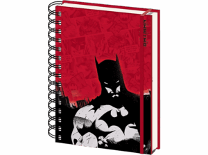 Sherwood Dc Comics: Batman Red A5 Espiral Cartón y papel Tapa dura Rojo. Opiniones ¿Vale la pena en julio de 2026?.