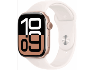 Apple Watch Series 10 (2024) GPS + Cellular 46 mm Gesto de doble toque Caja de aluminio Oro rosa Correa deportiva Rosa rubor Talla M/L. Opiniones ¿Vale la pena en julio de 2026?.