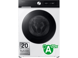 Opiniones ❤️2026❤️ Samsung WW90DB7U94GEU3 9 kg 1400 rpm AI EcoBubble™ Clasificación Energética A Blanco