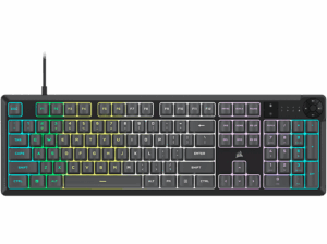 Corsair K55 Core Con cable Iluminación LED RGB 4 teclas multimedia Dark Grey. Opiniones ¿Vale la pena en julio de 2026?.