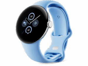 Google Pixel Watch 2 41 mm AMOLED GPS Android Caja aluminio plata pulida Correa deportiva azul celeste. Opiniones ¿Vale la pena en julio de 2026?.