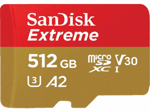 SanDisk Extreme 512 GB Hasta 190 MB/s lectura UHS-I U3 V30 A2 Clase 10 Multicolor. Opiniones ¿Vale la pena en julio de 2026?.