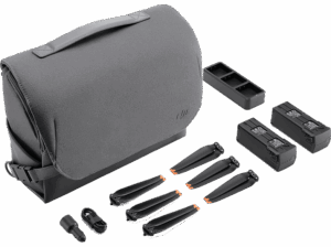 DJI Fly More Kit Batería de vuelo inteligente Centro de Carga Cargador de coche Hélices Bolsa de transporte Gris y negro. Opiniones ¿Vale la pena en julio de 2026?.