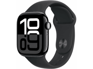 Apple Watch Series 10 (2024) GPS 42 mm Gesto de doble toque Caja de aluminio Negro azabache Correa deportiva Negra Talla M/L. Opiniones ¿Vale la pena en julio de 2026?.