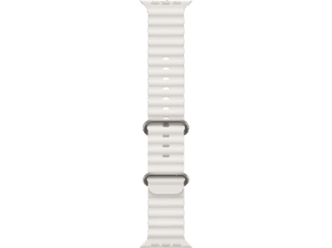 APPLE Watch Correa Ocean blanca 49 mm Talla XL Elastómero de alto rendimiento Blanco