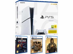 Sony PlayStation 5 Slim Standard 1 TB SSD 1 mando + 3 Juegos (Spider-Man: Miles Morales + Uncharted: Legado ladrones + Death Stranding). Opiniones ¿Vale la pena en julio de 2026?.