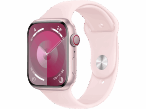 Apple Watch Series 9 (2023) GPS+CELL 45 mm Gesto de doble toque Caja de aluminio rosa Correa deportiva rosa Talla M/L. Opiniones ¿Vale la pena en julio de 2026?.