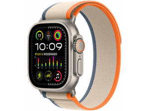 Apple Watch Ultra 2 (2023) GPS + Cellular 49 mm Caja de titanio Gesto doble toque Correa Trail Loop en Talla M/L de color Naranja/Beis. Opiniones ¿Vale la pena en julio de 2026?.