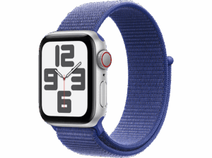 Apple Watch SE (2024) GPS + Cellular 40 mm Caja de aluminio Plata Vidrio delantero Ion-X Correa Loop deportiva Azul nube. Opiniones ¿Vale la pena en julio de 2026?.