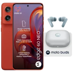 Opiniones ❤️2026❤️ Motorola Edge 60 Neo 5G Poinciana 256GB 6.36 Super HD 8GB de RAM Procesador Dimensity 7400 + Auriculares Moto Buds