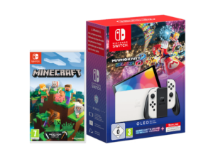 Opiniones ❤️2026❤️ Nintendo Switch OLED 7″ Joy-Con 64 GB Blanco + Juego Mario Kart 8 Deluxe (preinstalado) + 12 meses NSO + Minecraft