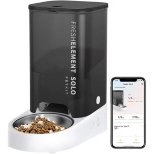 PETKIT Fresh Element SOLO Gris Comedero Inteligente Para Mascotas Dispensador Programable con APP de 1 a 10 Comidas Diarias. Opiniones ¿Vale la pena en julio de 2026?.