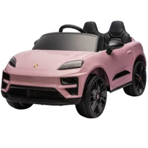 Opiniones ❤️2026❤️ Porsche Macan Coche Eléctrico Infantil 12V Mando RC 2.4G Rosa