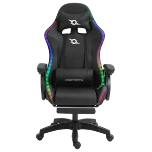 PowerGaming LED RGB Silla 7 puntos Masaje Reposapiés Negro. Opiniones ¿Vale la pena en julio de 2026?.