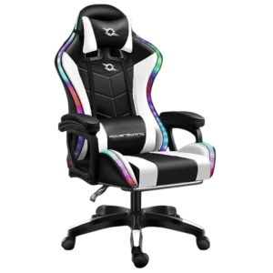 Silla Gaming PowerGaming LED RGB Blanco/Negro. Opiniones ¿Vale la pena en julio de 2026?.